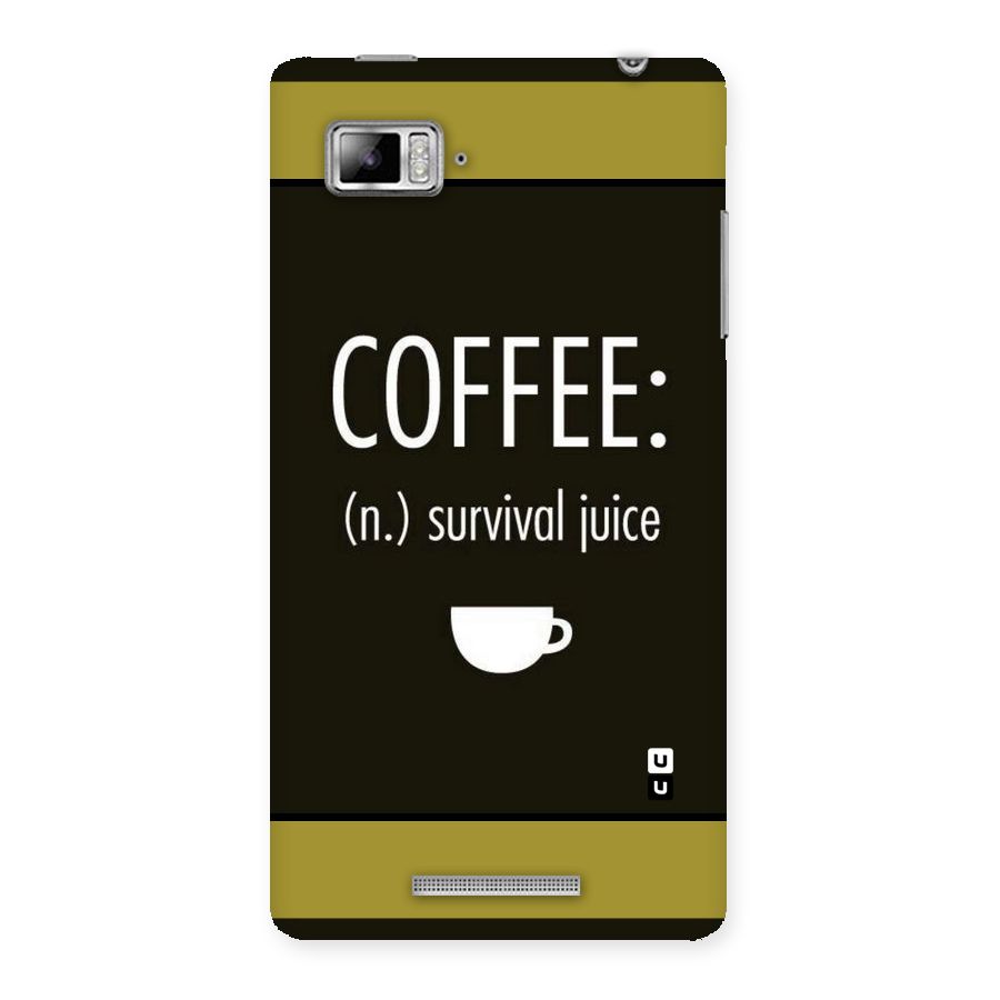 Survival Juice Back Case for Lenovo Vibe Z K910