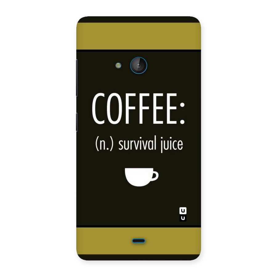 Survival Juice Back Case for Lumia 540