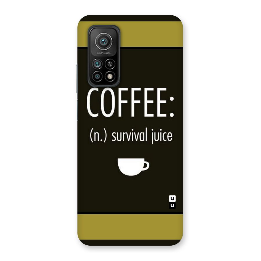 Survival Juice Back Case for Mi 10T Pro 5G