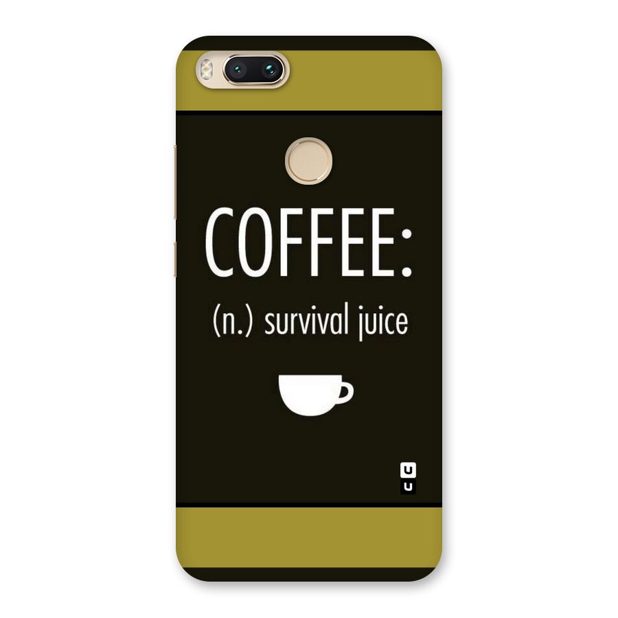 Survival Juice Back Case for Mi A1