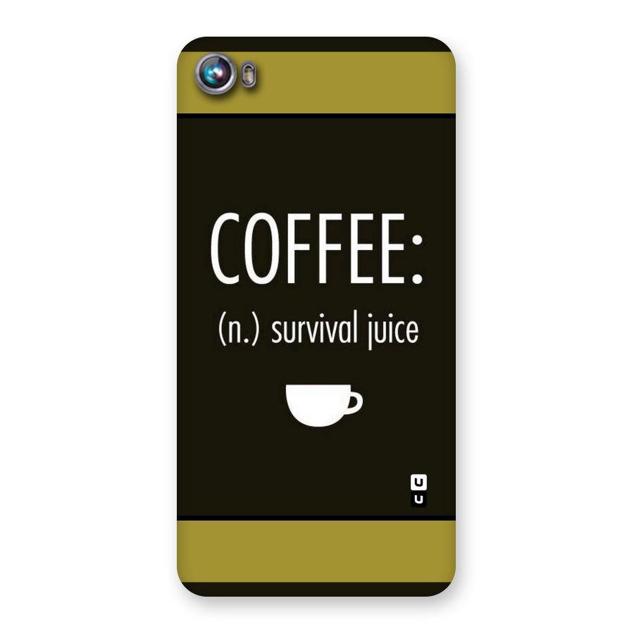 Survival Juice Back Case for Micromax Canvas Fire 4 A107