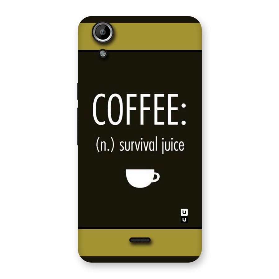 Survival Juice Back Case for Micromax Canvas Selfie Lens Q345