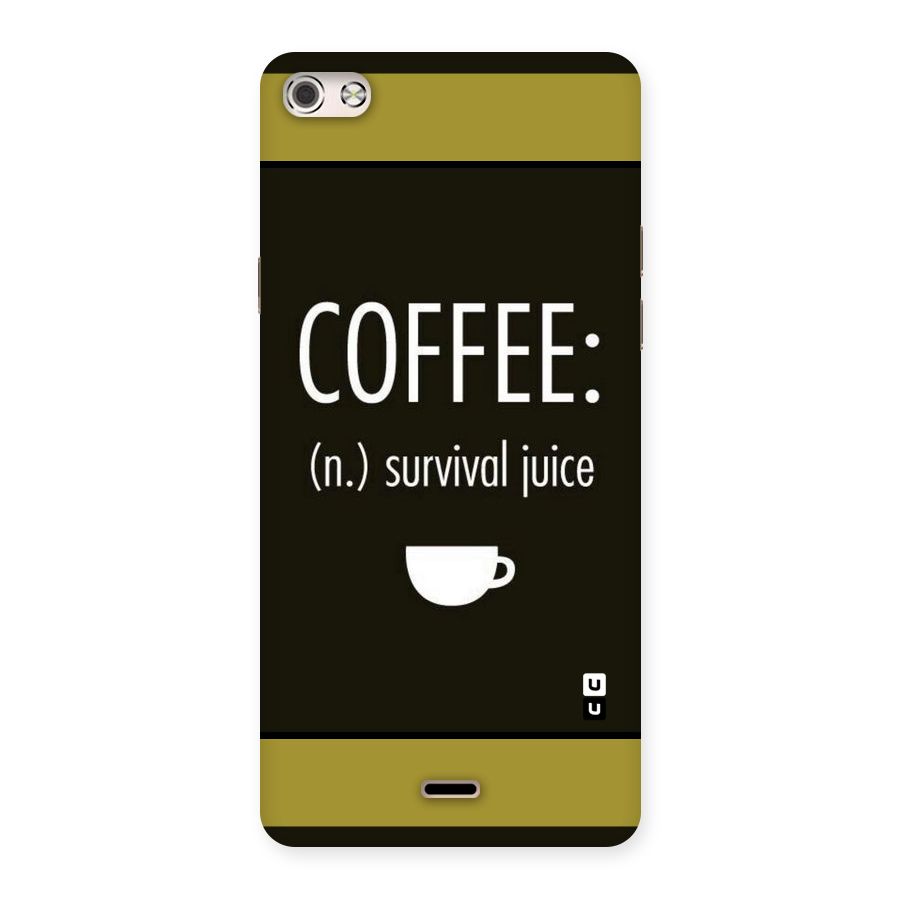 Survival Juice Back Case for Micromax Canvas Silver 5