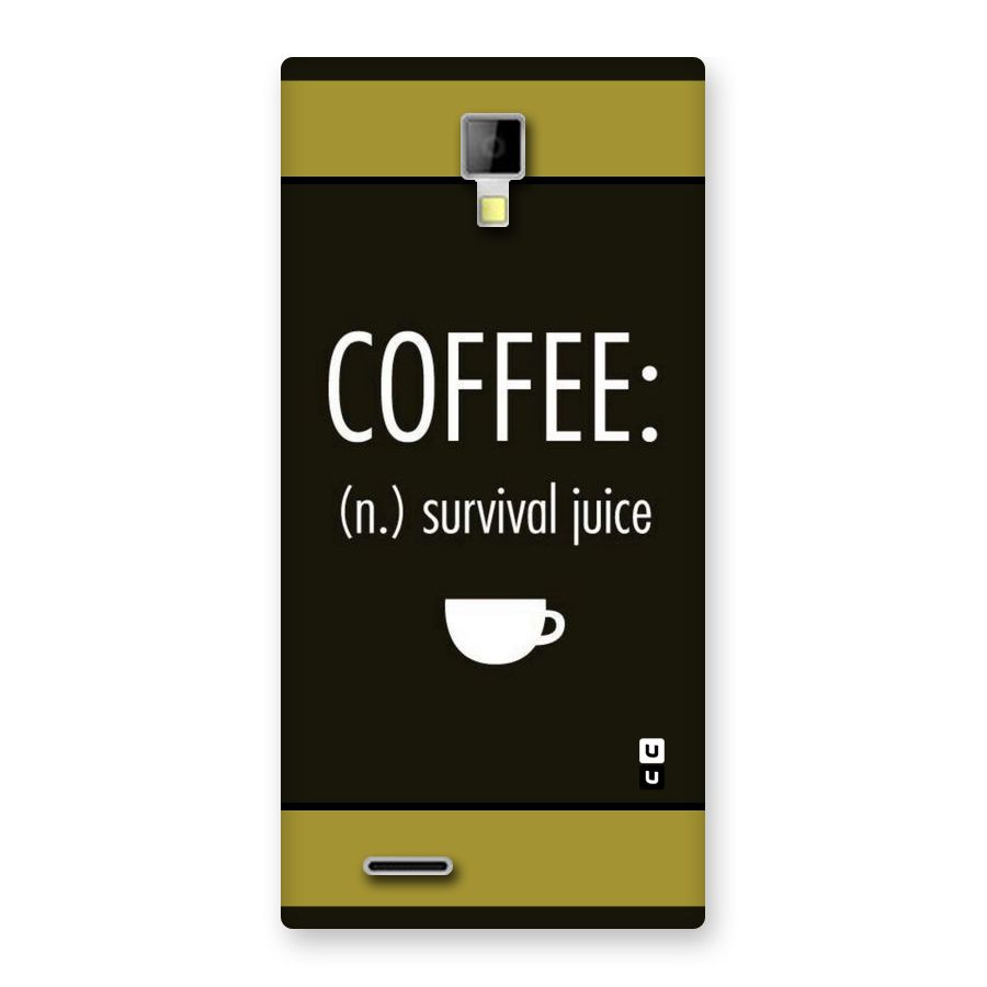 Survival Juice Back Case for Micromax Canvas Xpress A99