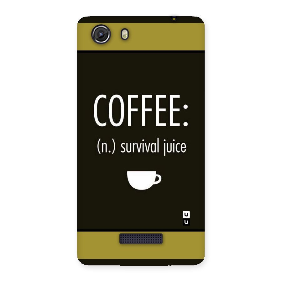 Survival Juice Back Case for Micromax Unite 3
