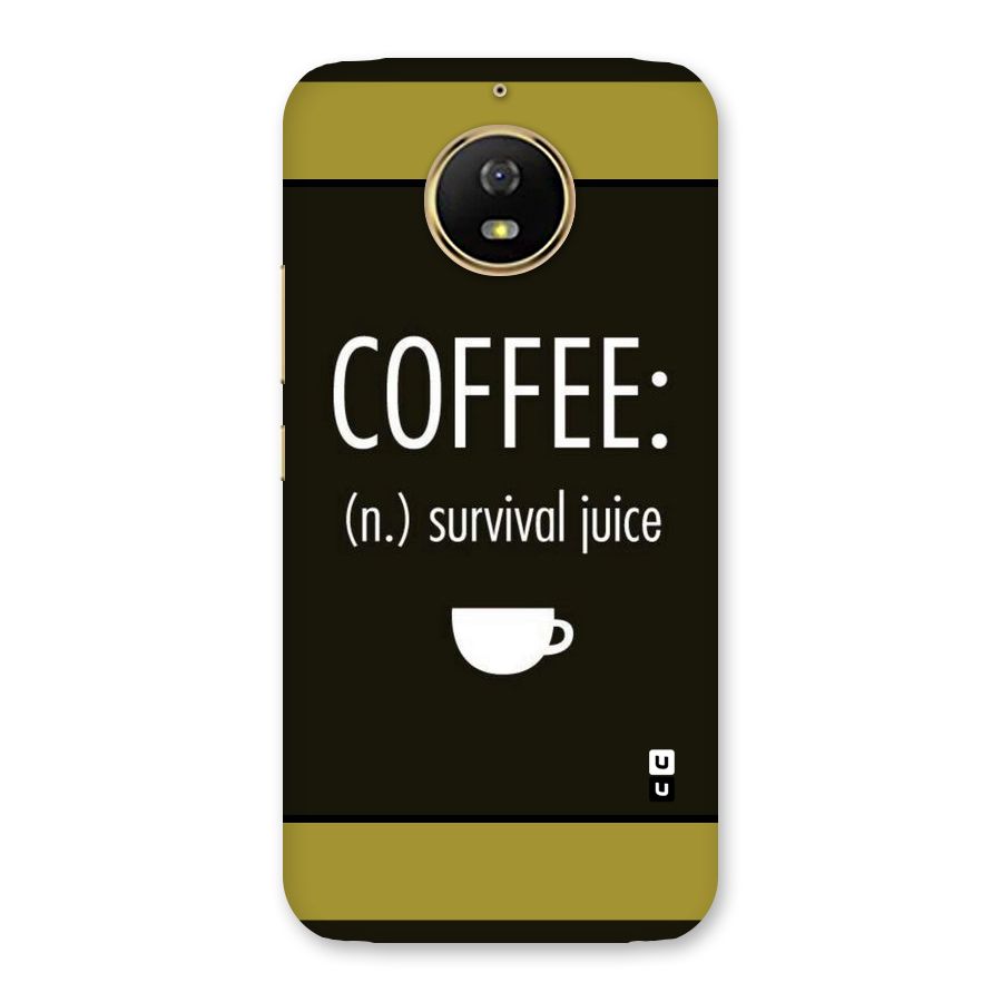 Survival Juice Back Case for Moto G5s