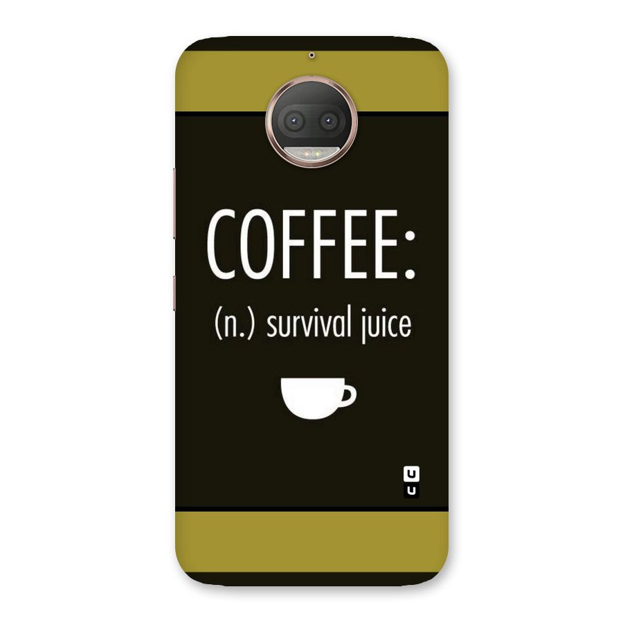 Survival Juice Back Case for Moto G5s Plus