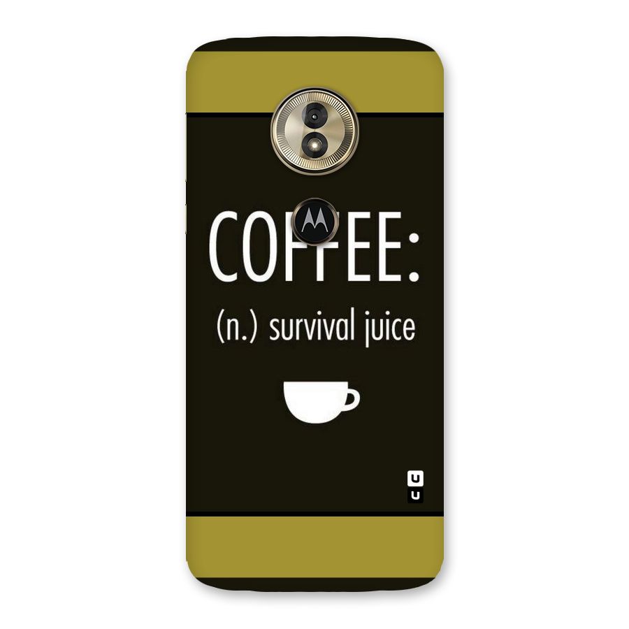 Survival Juice Back Case for Moto G6 Play