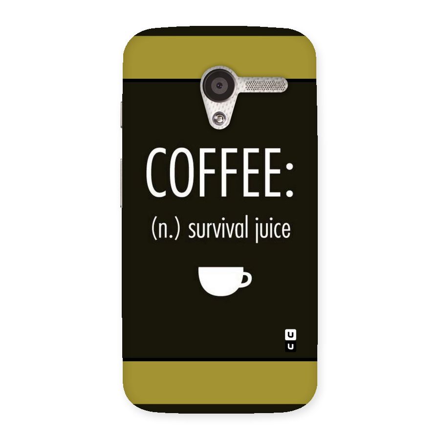 Survival Juice Back Case for Moto X