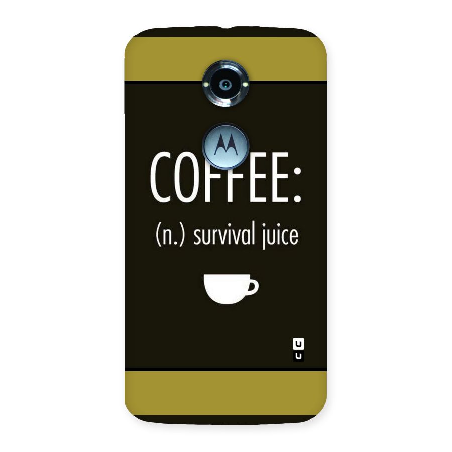 Survival Juice Back Case for Moto X 2nd Gen