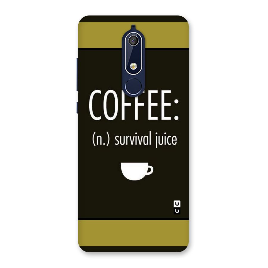 Survival Juice Back Case for Nokia 5.1