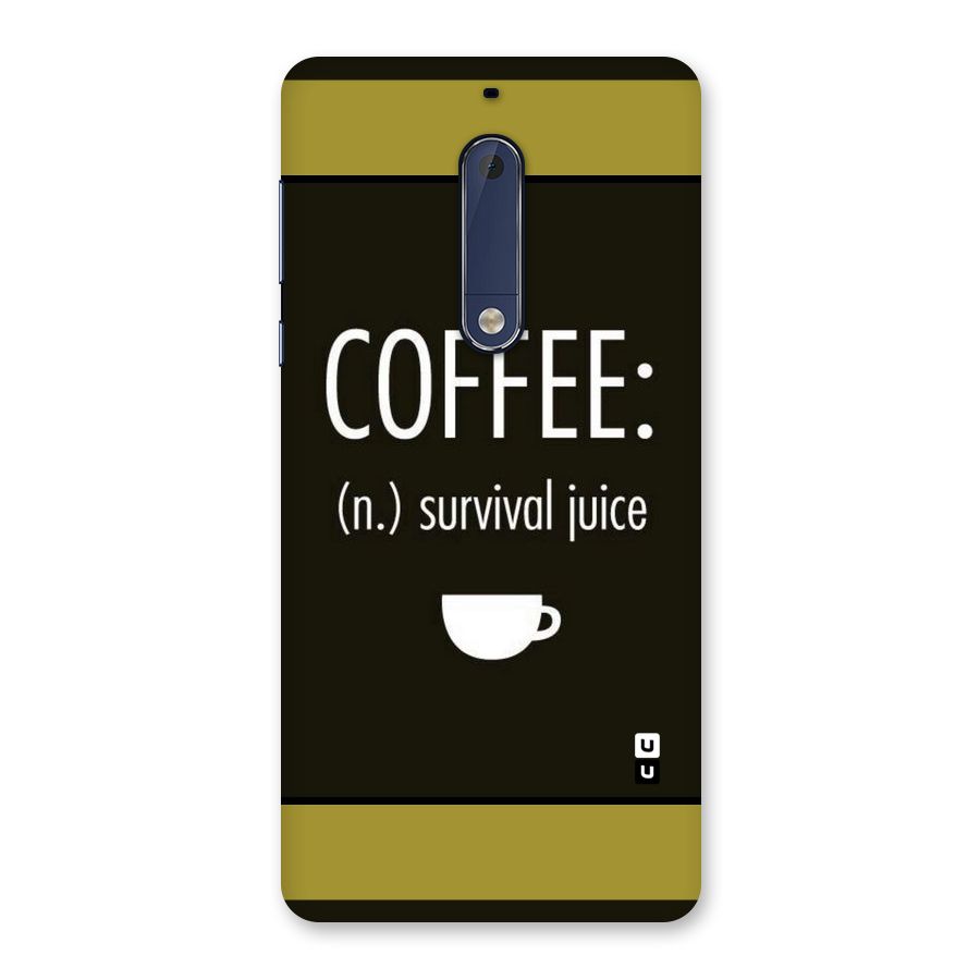 Survival Juice Back Case for Nokia 5