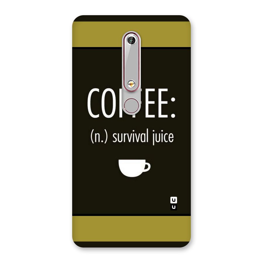 Survival Juice Back Case for Nokia 6.1