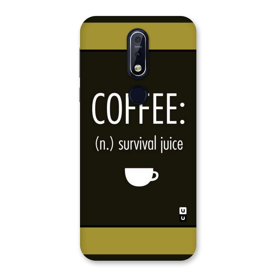 Survival Juice Back Case for Nokia 7.1