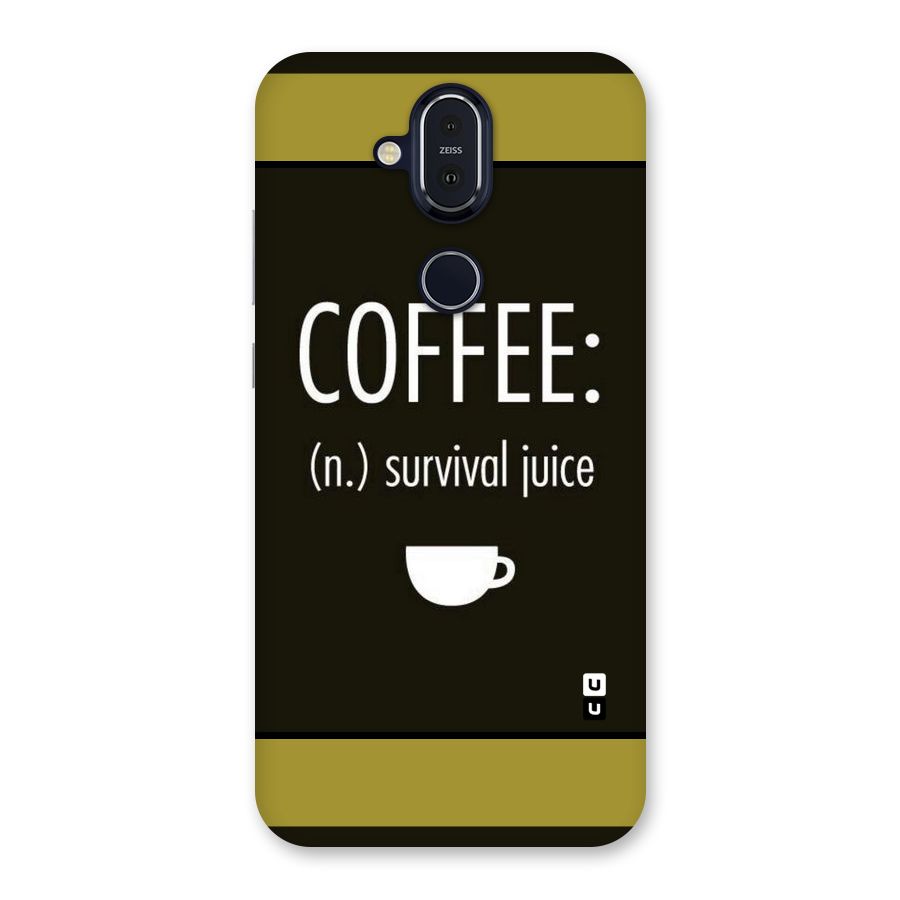Survival Juice Back Case for Nokia 8.1