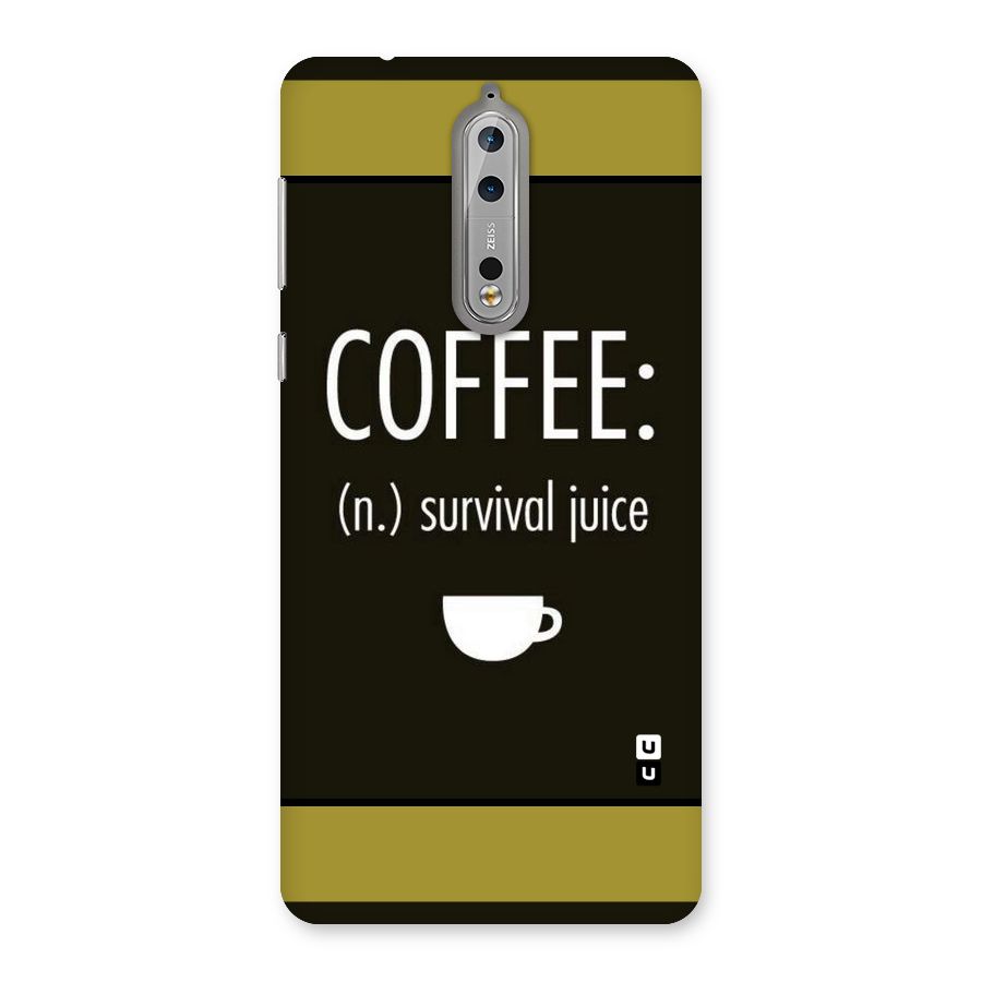 Survival Juice Back Case for Nokia 8