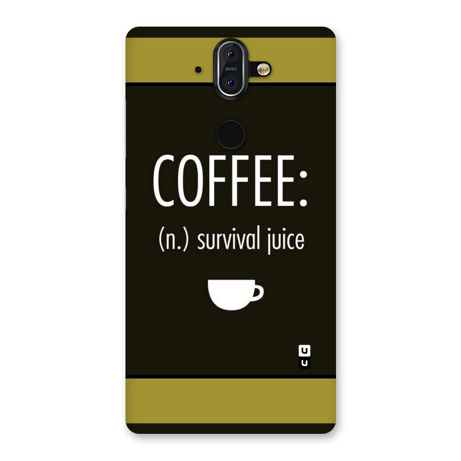 Survival Juice Back Case for Nokia 8 Sirocco