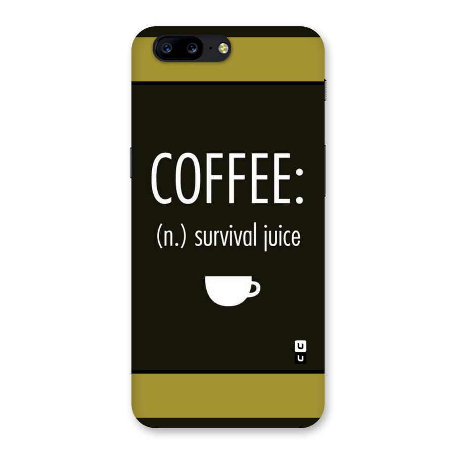 Survival Juice Back Case for OnePlus 5