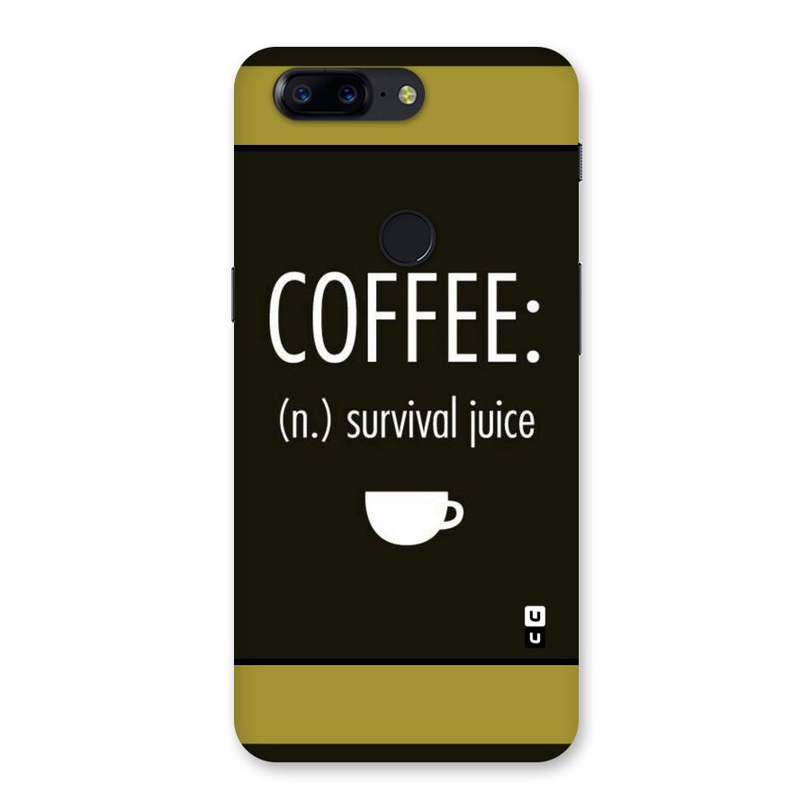 Survival Juice Back Case for OnePlus 5T