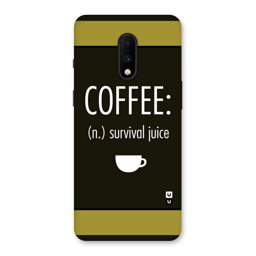 Survival Juice Back Case for OnePlus 7