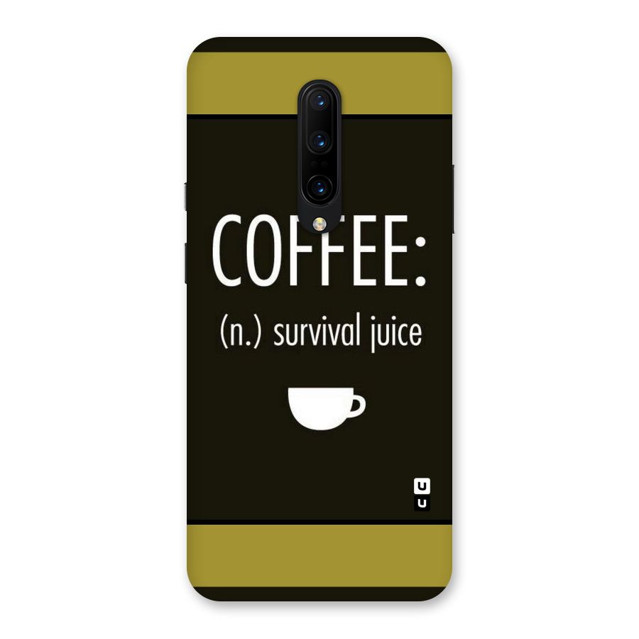 Survival Juice Back Case for OnePlus 7 Pro