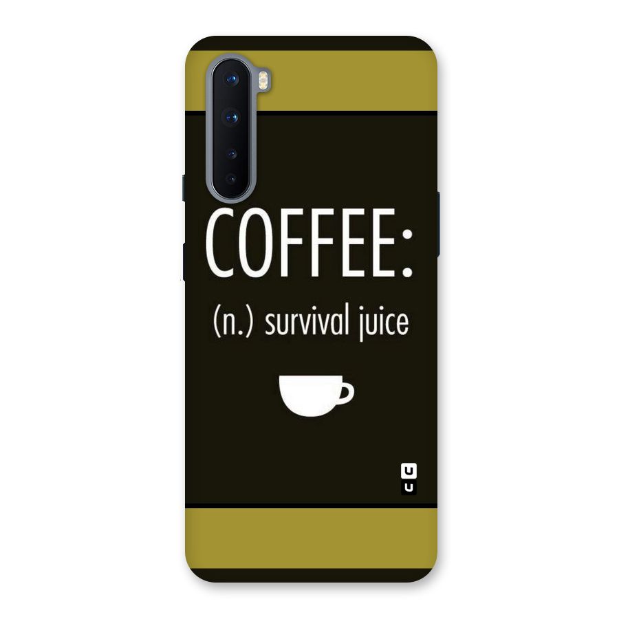 Survival Juice Back Case for OnePlus Nord