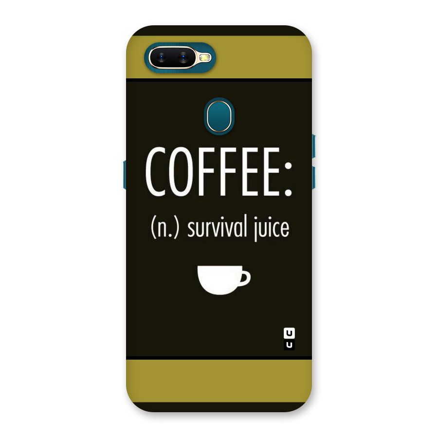 Survival Juice Back Case for Oppo A11k