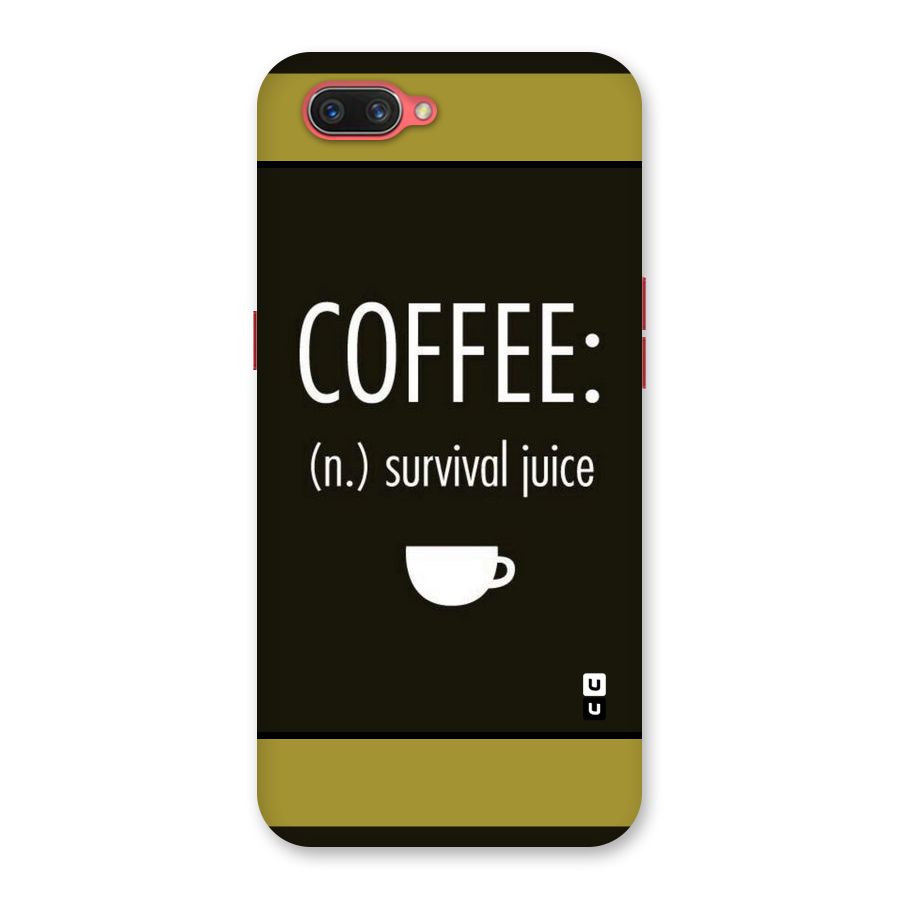 Survival Juice Back Case for Oppo A3s