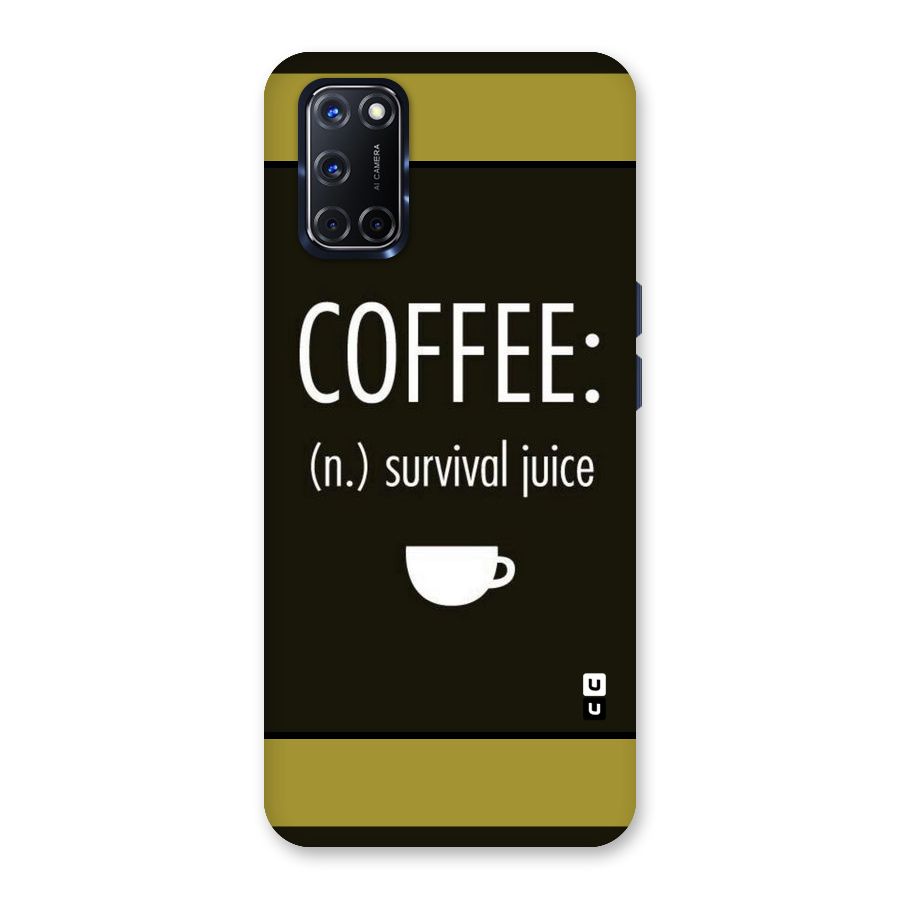 Survival Juice Back Case for Oppo A52