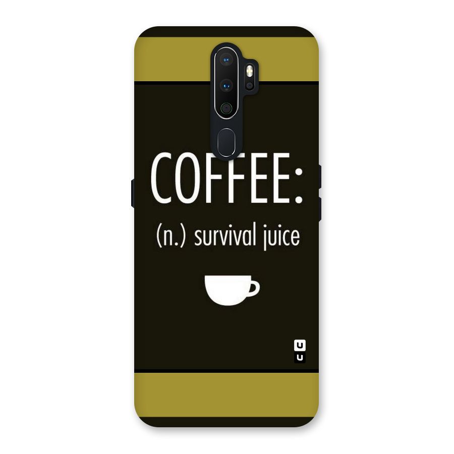 Survival Juice Back Case for Oppo A5 (2020)
