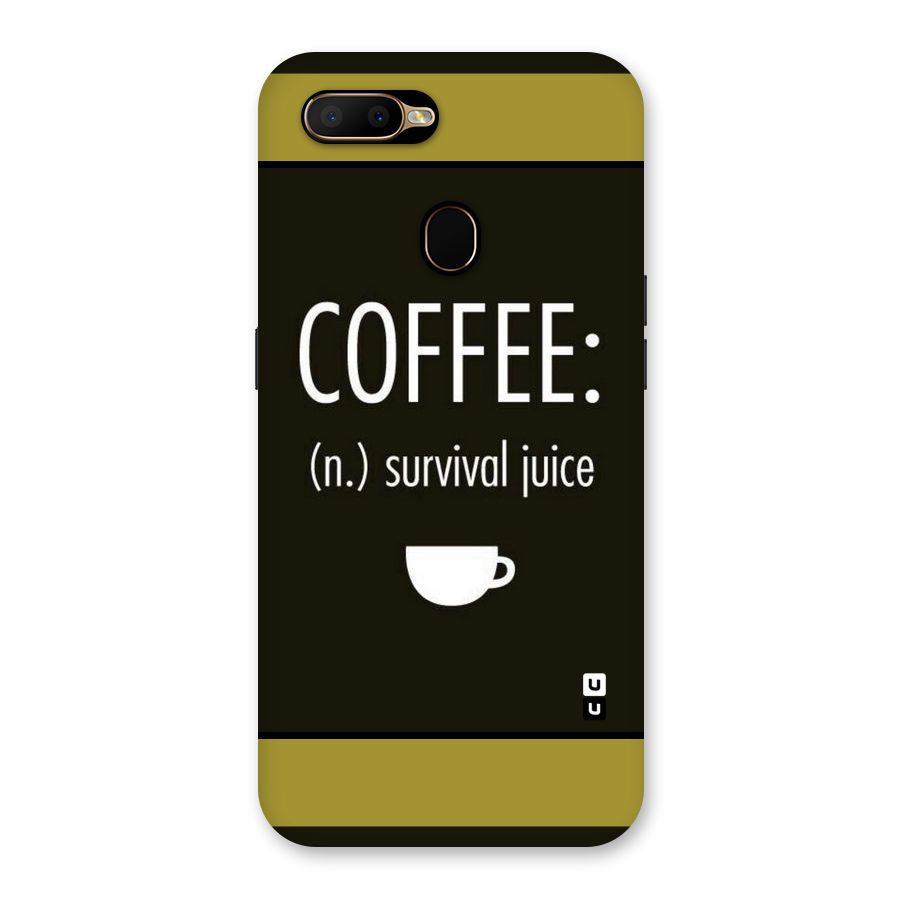 Survival Juice Back Case for Oppo A5s