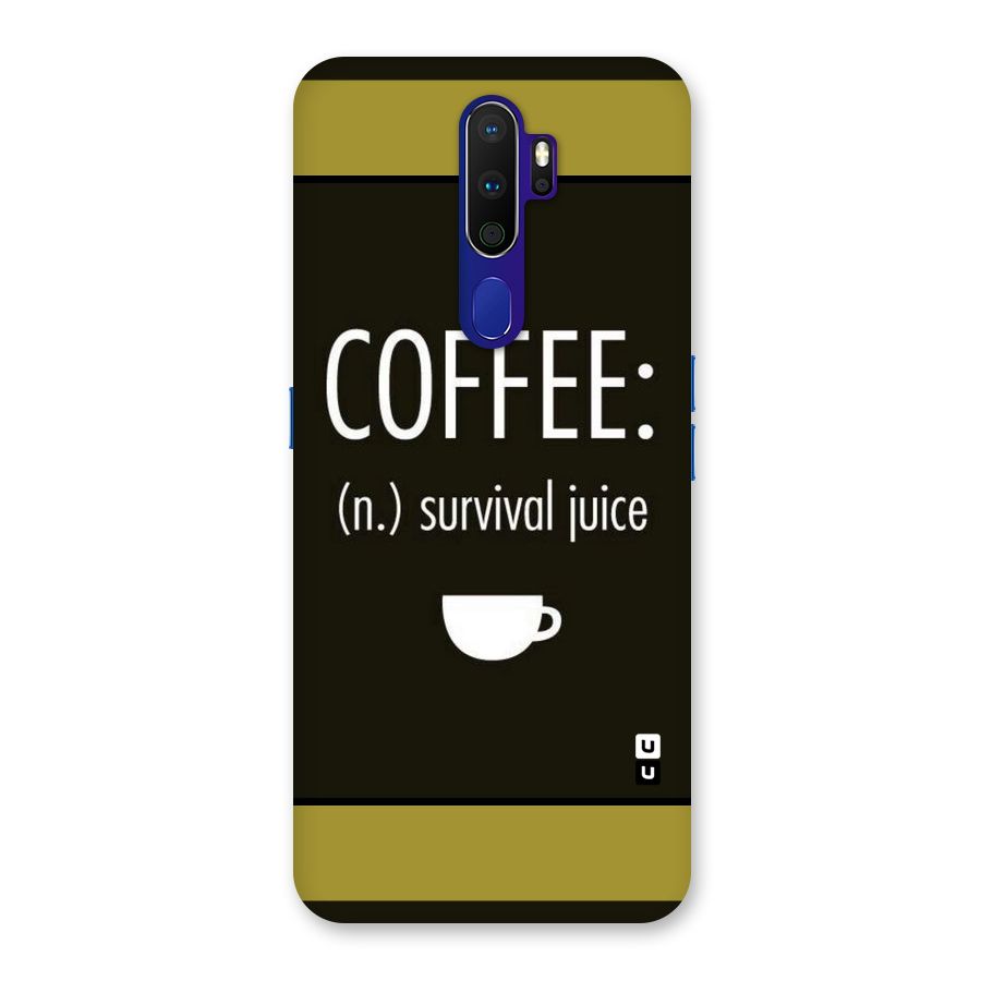 Survival Juice Back Case for Oppo A9 (2020)