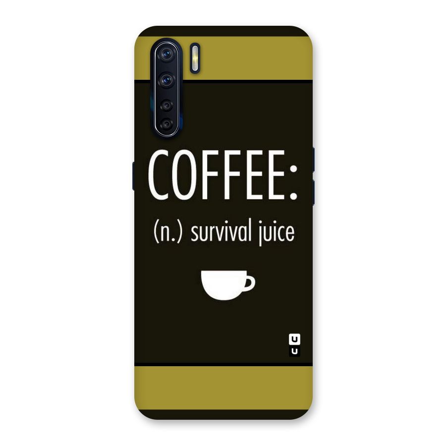 Survival Juice Back Case for Oppo F15