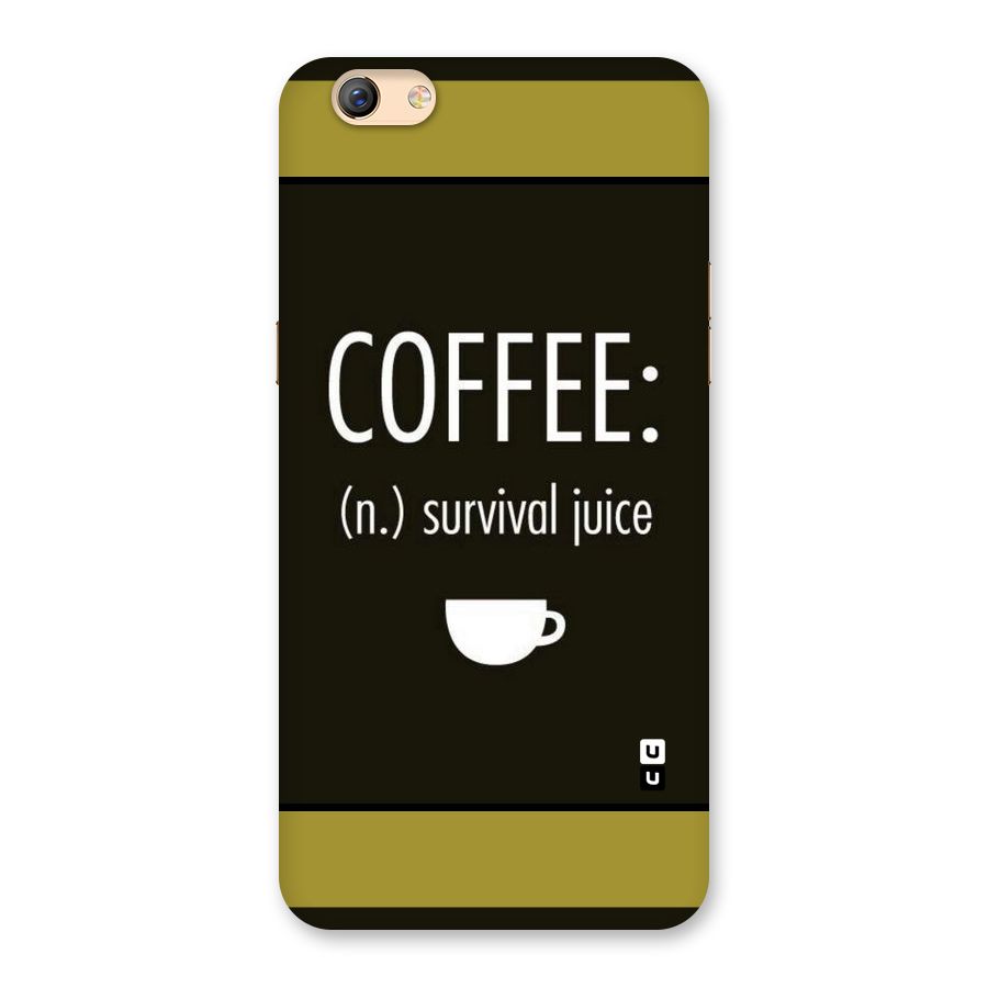 Survival Juice Back Case for Oppo F3 Plus