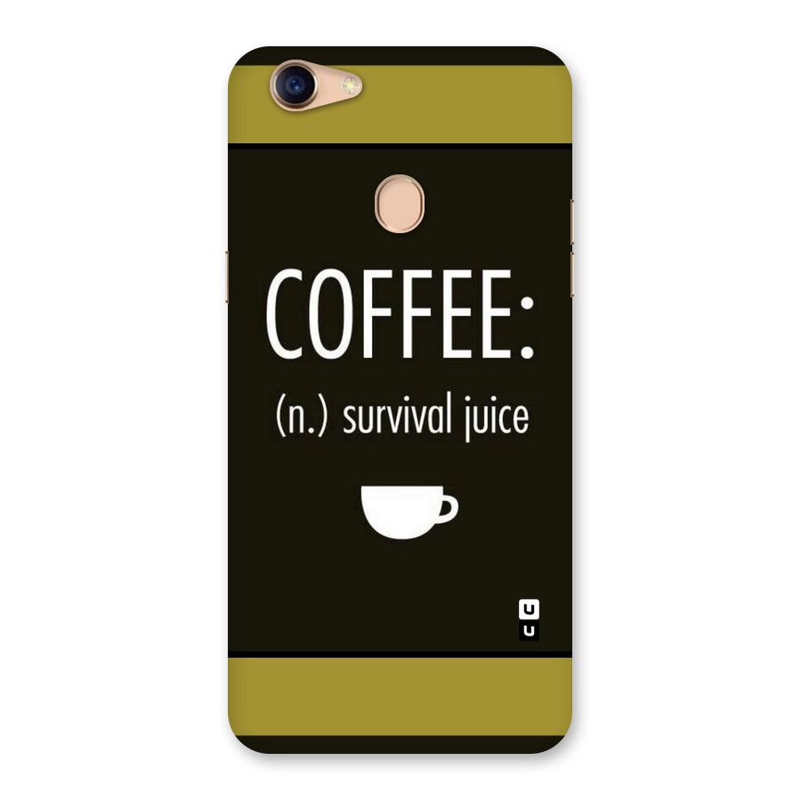 Survival Juice Back Case for Oppo F5