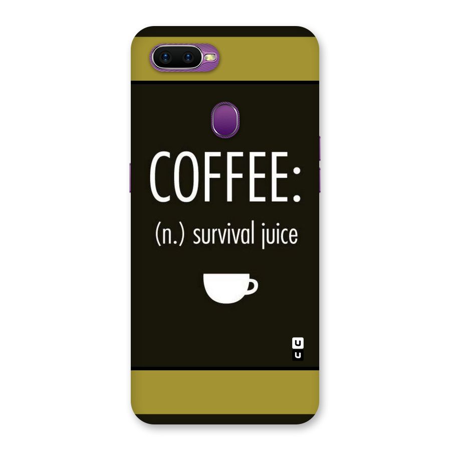 Survival Juice Back Case for Oppo F9