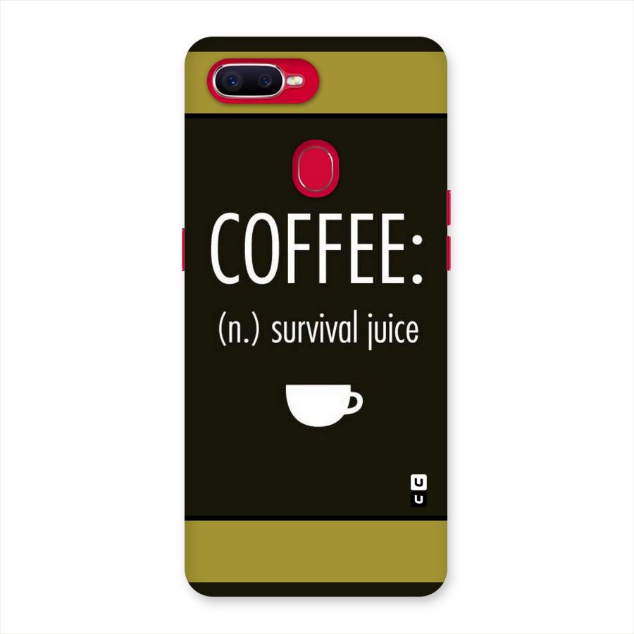 Survival Juice Back Case for Oppo F9 Pro