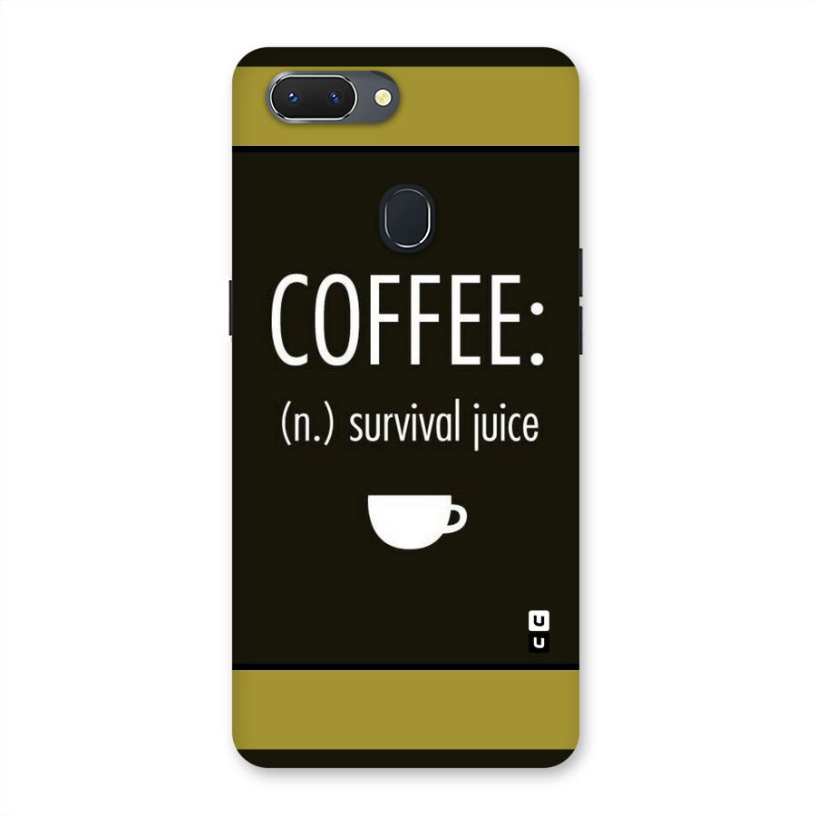 Survival Juice Back Case for Oppo Realme 2
