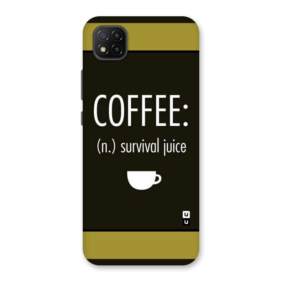 Survival Juice Back Case for Poco C3