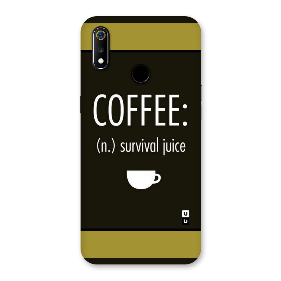 Survival Juice Back Case for Realme 3