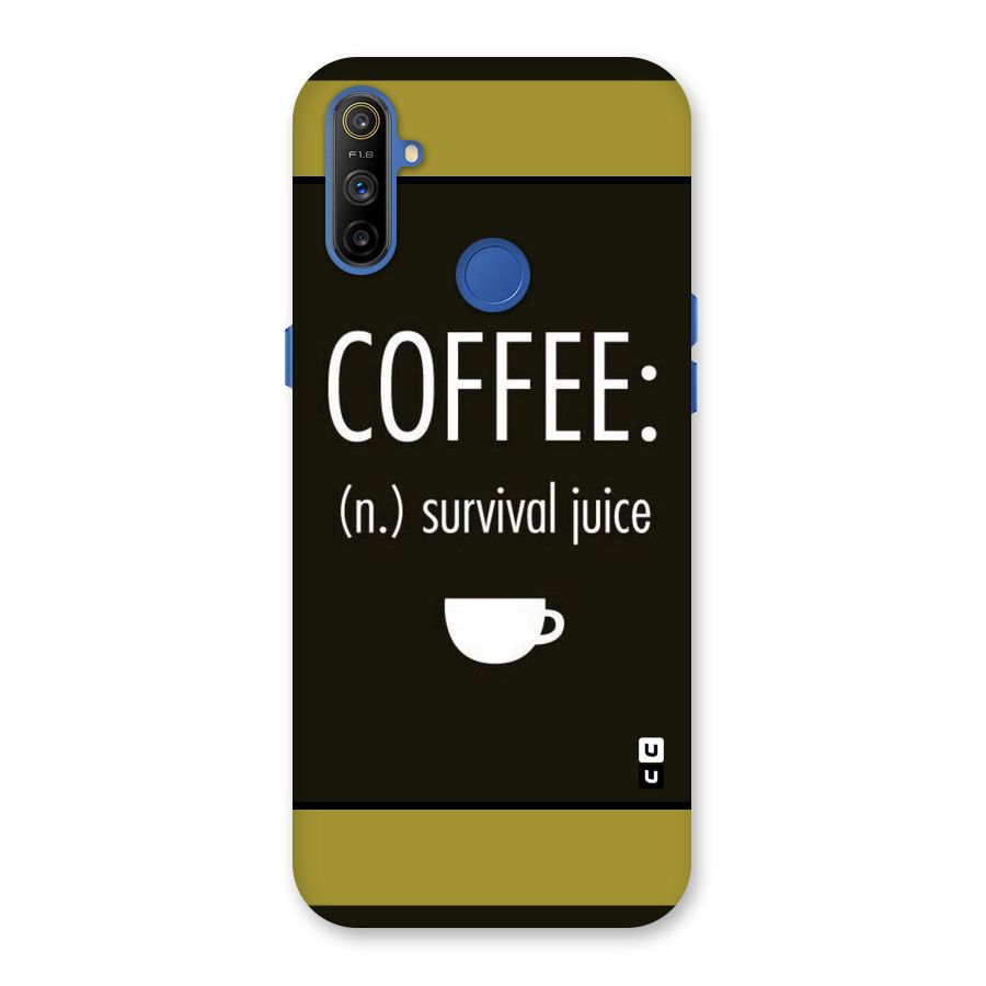 Survival Juice Back Case for Realme Narzo 10A
