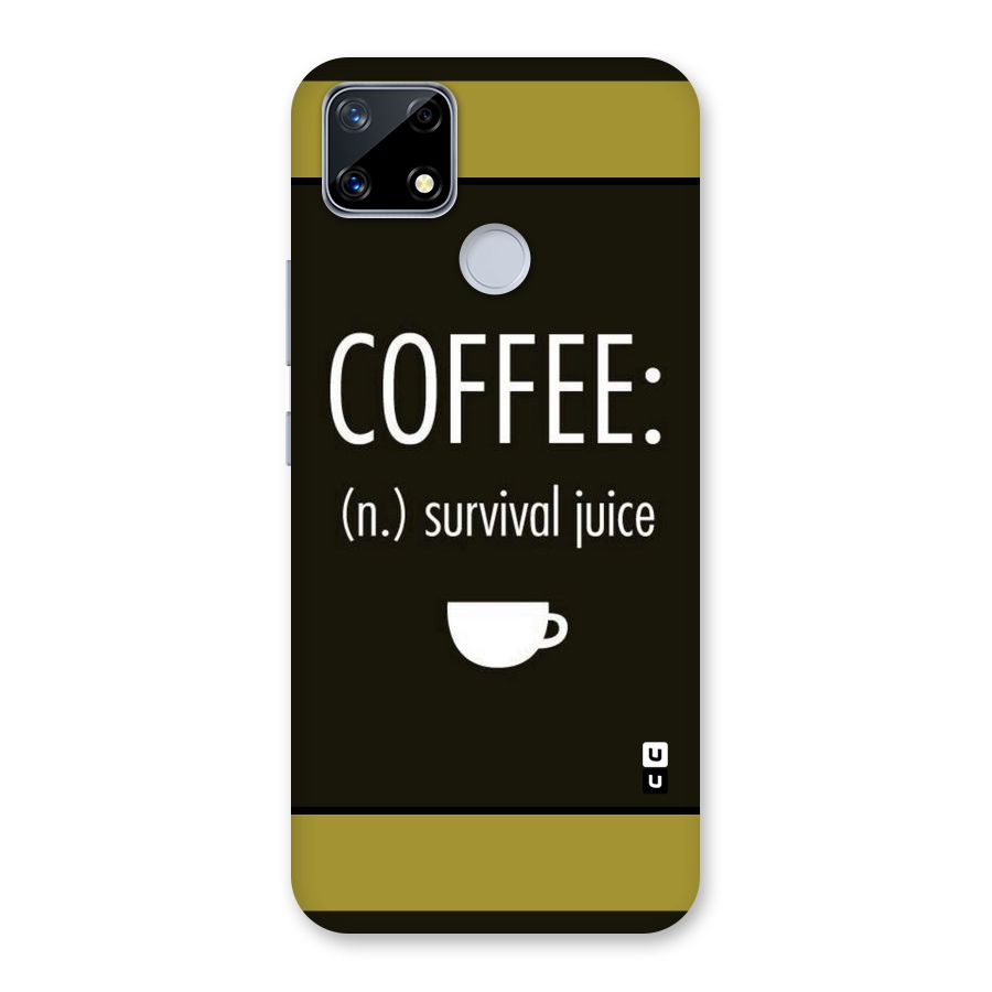 Survival Juice Back Case for Realme Narzo 20