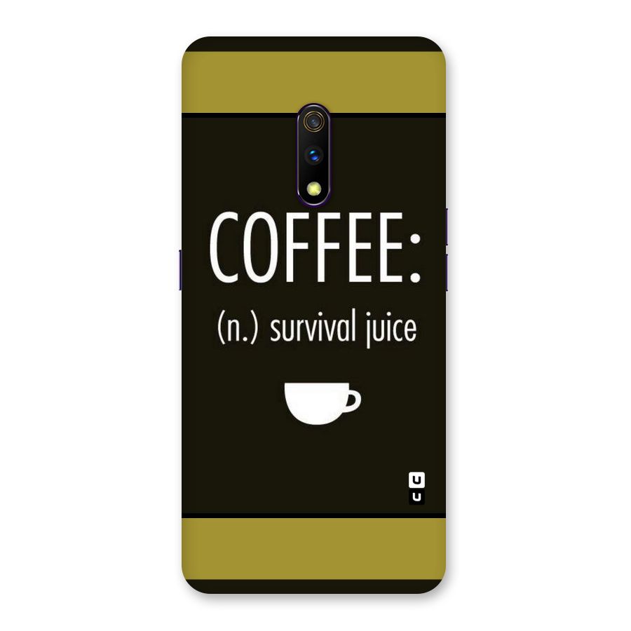 Survival Juice Back Case for Realme X