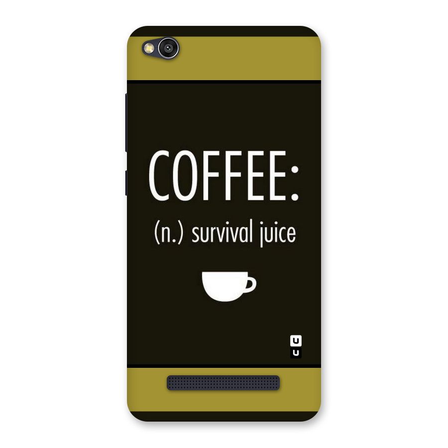 Survival Juice Back Case for Redmi 4A