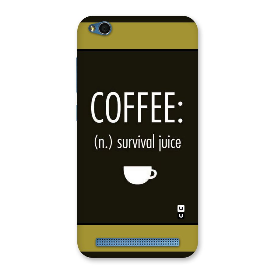 Survival Juice Back Case for Redmi 5A