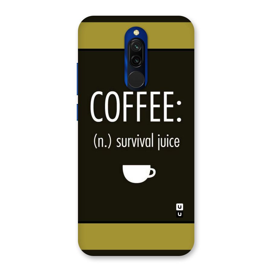 Survival Juice Back Case for Redmi 8