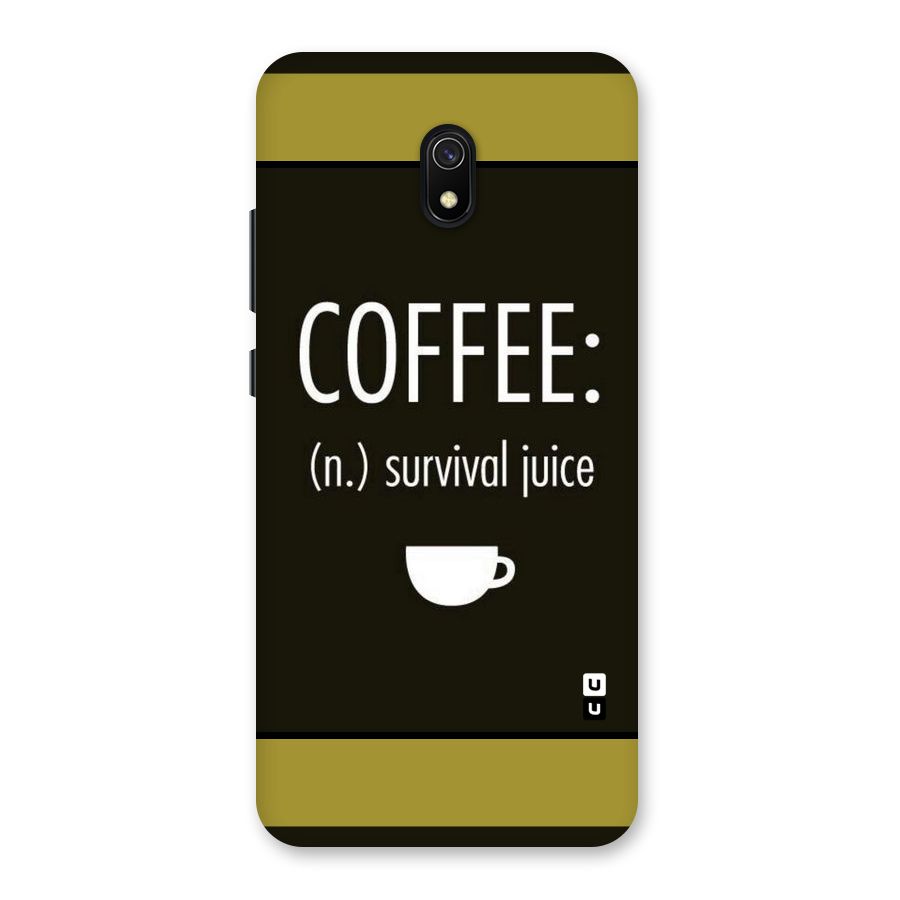 Survival Juice Back Case for Redmi 8A