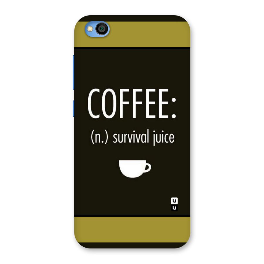 Survival Juice Back Case for Redmi Go