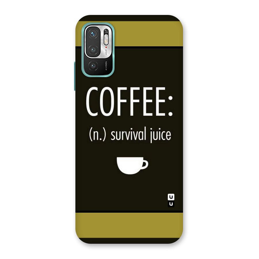 Survival Juice Back Case for Redmi Note 10T 5G