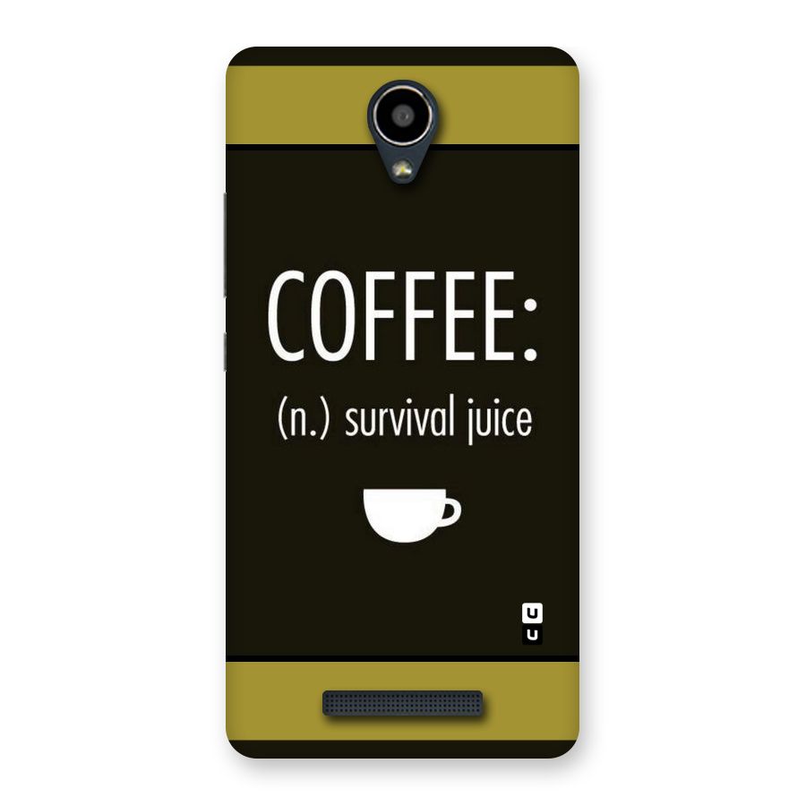 Survival Juice Back Case for Redmi Note 2